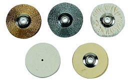Obrázek pro produkt Proxxon 28312 - sada lešticích kotoučů Ø 50 mm