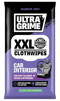 Obrázek pro produkt Profi čisticí ubrousky ULTRAGRIME CAR INTERIOR 20ks XXL