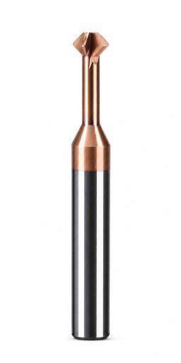 Obrázek pro produkt Tvrdokovová fréza pro srážení hran 90° oboustranná 8mm / L60mm / d8x4mm