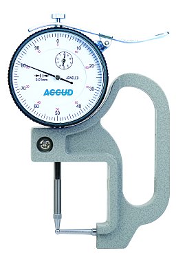 Obrázek pro produkt ACCUD 440-010-11 číselníkový tloušťkoměr pro měření tloušťky stěn trubek, 0-10mm