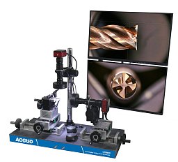 Obrázek pro produkt ACCUD CTM450 mikroskop pro řezací nástroje s dvěma displeji