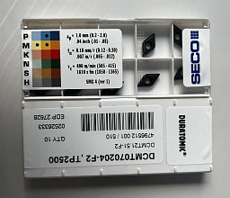 Obrázek pro produkt VÝPRODEJ - SECO DCMT 070204-F2 TP 2500