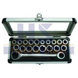 Obrázek pro produkt VÝPRODEJ Gola - sada vyměnitelných ráčnových klíčů (620019) 19dílů/ks