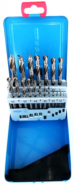 Obrázek pro produkt Sada vrtáků SADA 6-10 mm, 41-DÍLNÁ /2907/ HSSCo