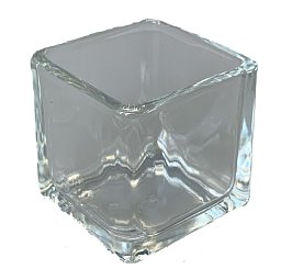 Obrázek pro produkt MetalCraft MC1425 čtvercový skleněný držák na svíčku