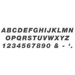 Obrázek pro produkt MetalCraft MCLN005 Moderní písmena (malá)