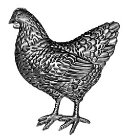 Obrázek pro produkt MetalCraft MC1226 dekorativní prvek - slepice B7