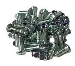 Obrázek pro produkt MetalCraft MC062 Sada šroubů s šestihrannou hlavou 5 mm x 12 mm s maticemi (obsah: cca 50)