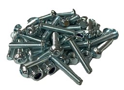 Obrázek pro produkt MetalCraft MC065 Sada šroubů s šestihrannou hlavou 5 mm x 25 mm s maticemi (obsah: cca 50)