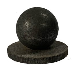 Obrázek pro produkt MetalCraft MCWR401 ozdobná koncovka - koule na kulaté základně (malá)