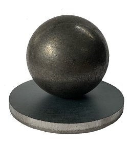 Obrázek pro produkt MetalCraft MCWR402 ozdobná koncovka - koule na kulaté základně (střední)