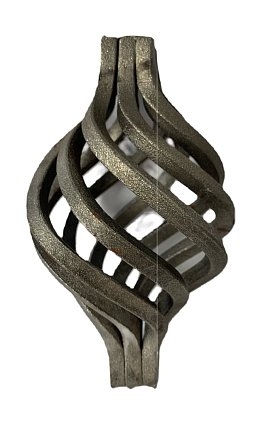 Obrázek pro produkt MetalCraft MCWR04011 Dekorativní košík s 18 mm čtvercovou základnou