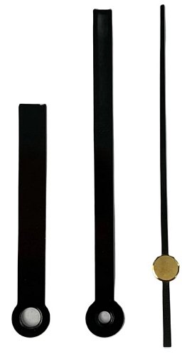 Obrázek pro produkt MetalCraft MC1354 sada ručiček - hodinová, minutová, sekundová (pro ciferník 176mm)