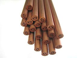 Obrázek pro produkt EDM trubička vícekanálová MĚĎ 4,5x400mm