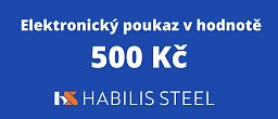 Obrázek pro produkt VP - Elektronický poukaz Habilis-steel.cz v hodnotě 500,-