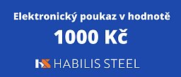Obrázek pro produkt VP - Elektronický poukaz Habilis-steel.cz v hodnotě 1000,-