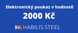 Obrázek pro produkt VP - Elektronický poukaz Habilis-steel.cz v hodnotě 2000,-