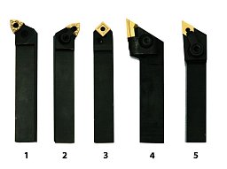 Obrázek pro produkt Soustružnické nože HM 16 mm, sada - 5 ks