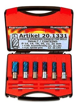 Obrázek pro produkt Sada jádrových vrtáků Karnasch BLUE-LINE PRO 30