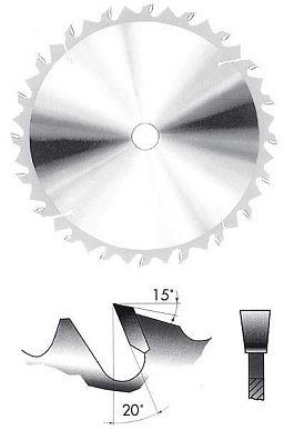 Obrázek pro produkt Pilový kotouč na dřevo Ø 550 mm, tvrdokov