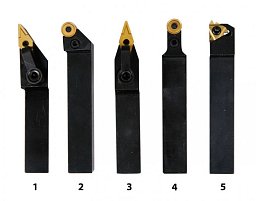 Obrázek pro produkt Soustružnické nože HM 16 mm, sada - 5 ks