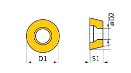 Obrázek pro produkt Břitové destičky R, 5 ks